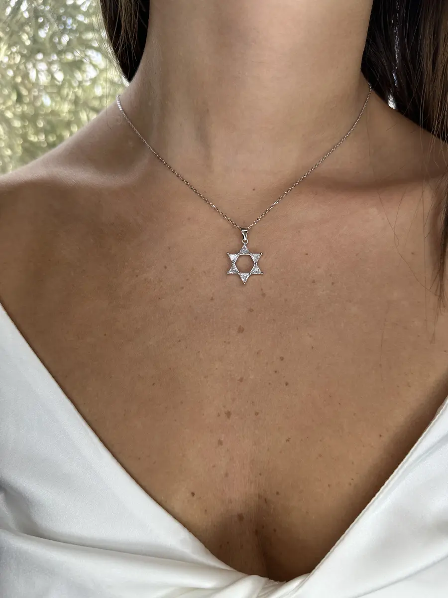 שרשרת מגן דוד בגטים