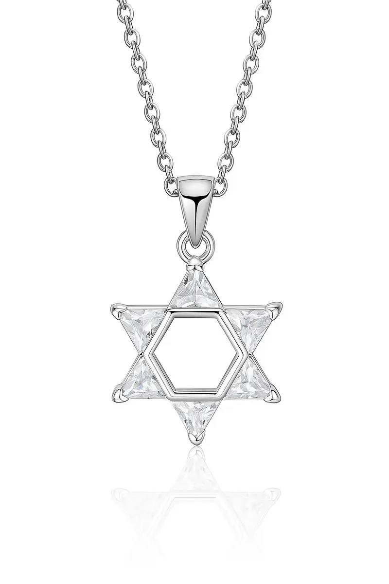 שרשרת מגן דוד מכסף 925