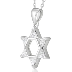 שרשרת מגן דוד מכסף 925 לגבר