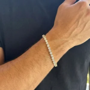 צמיד טניס אייס זהב 4 מ"מ