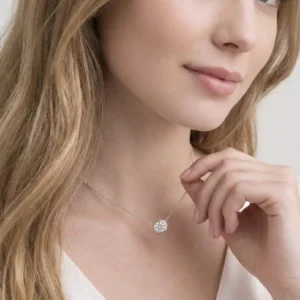 תליון סוליטר מואסנייט מרחף D VVS1