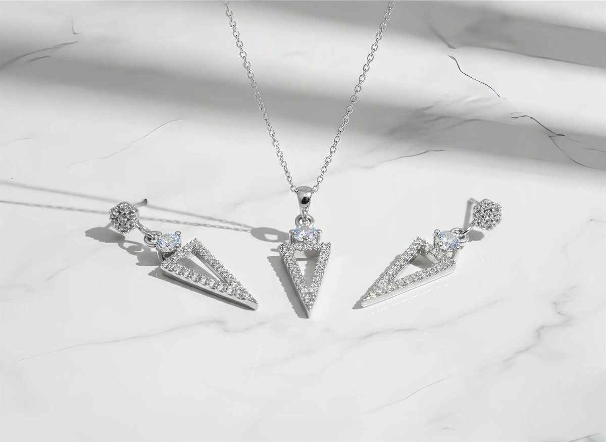 סט משולשים נופלים - בוטיק 925