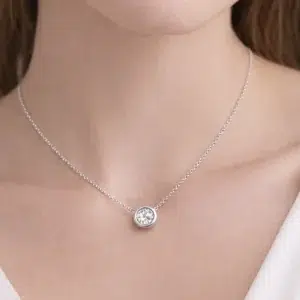 תליון סוליטר מואסנייט מרחף D VVS1